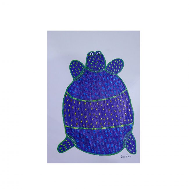 Handmade Multicolor Gond Paper Painting