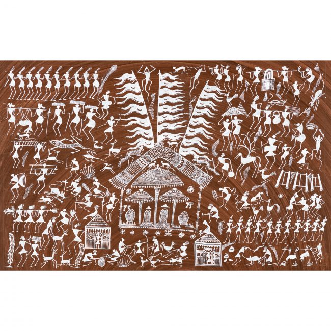 Handmade Multicolor Warli Painting