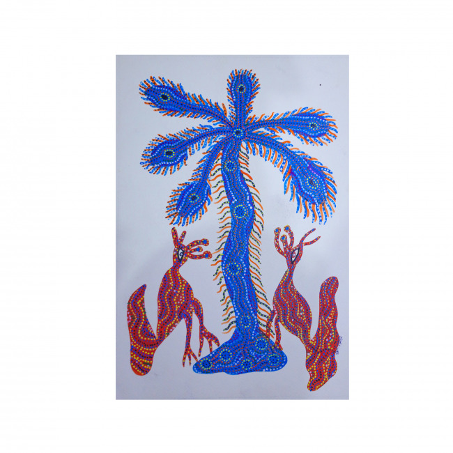 Gond Paper Paintings (14*10 inches)