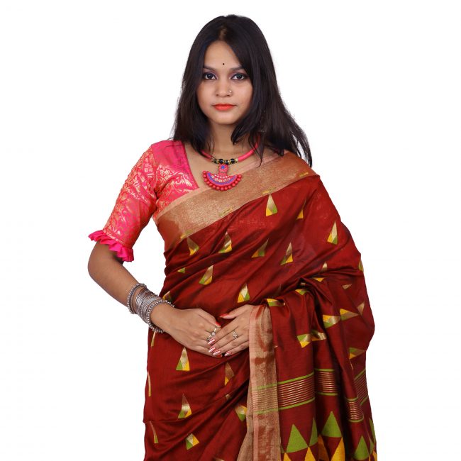 Handwoven Cotton Saree