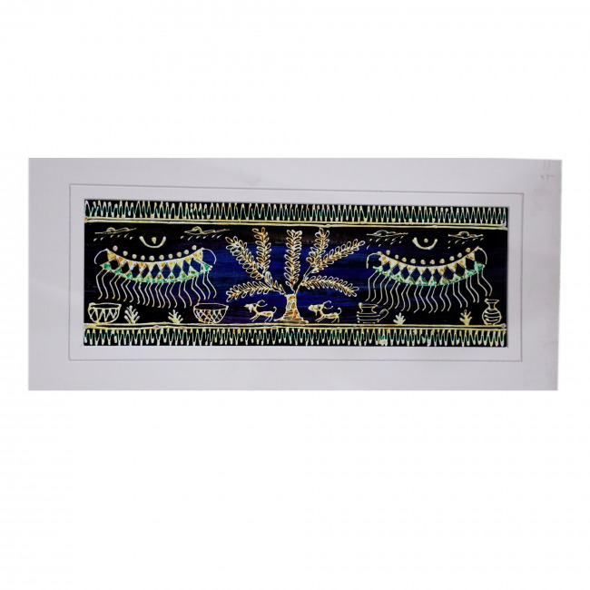 Handcrafted Mount Embosed Painting