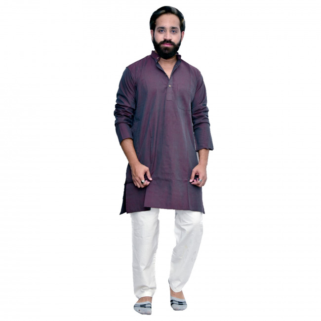 Handmade Brown Kurta