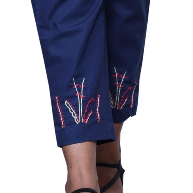 Handwoven Ladies Pant (Blue)