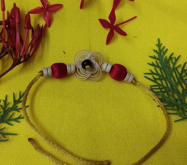 Exclusive Hand Crafted Rakhi Made From Bamboo By Tribals Of Assam