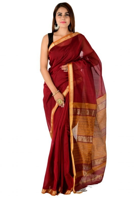 Maheshwari Silk Blend Saree