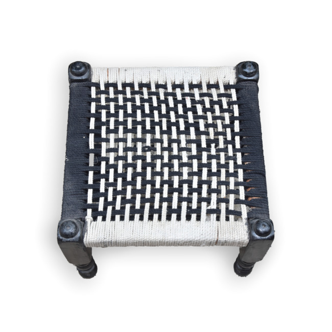 Tribes India Jute Folding Chair without Back : GJ (PVTG - Padhar)