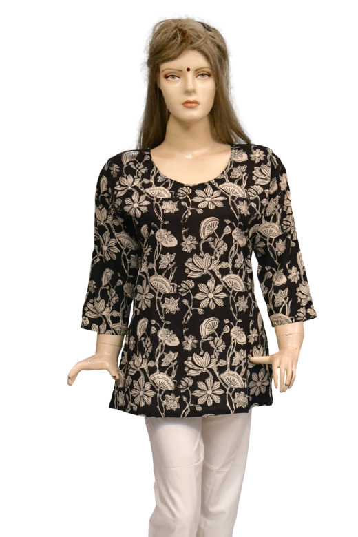 TRIBES INDIA PRINTED LADIES TOP TX
