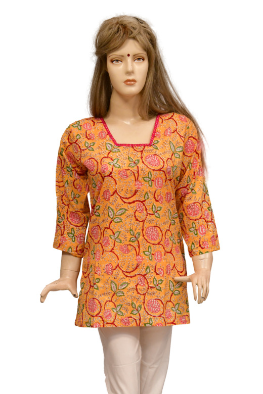 TRIBES INDIA PRINTED LADIES TOP TX