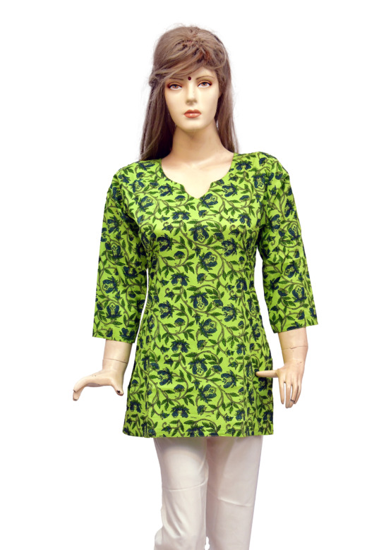 TRIBES INDIA PRINTED LADIES TOP TX