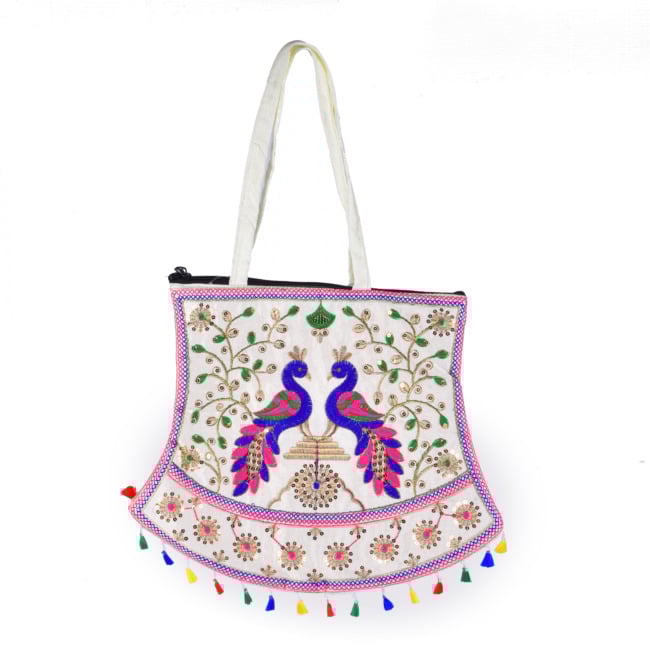 Handmade Farsa Big Bag with Embroidery (PVTG)