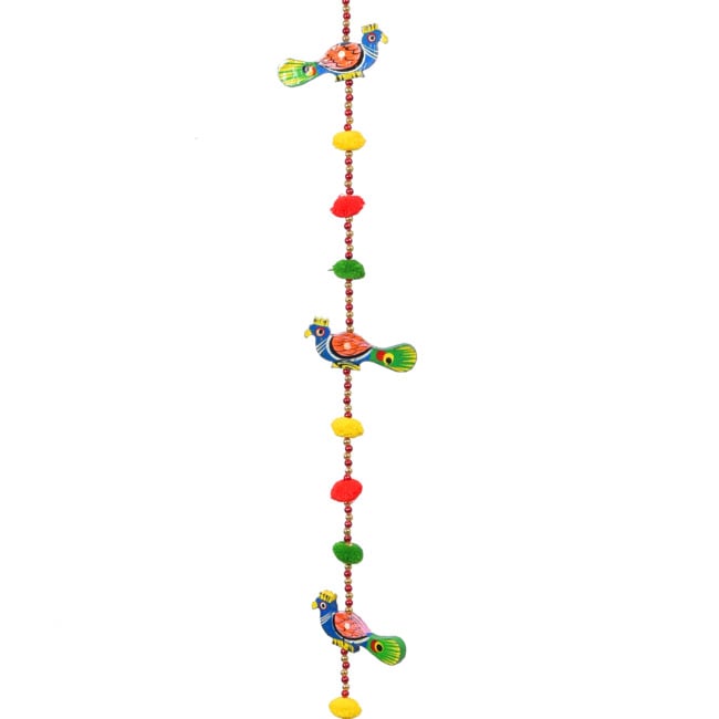 Handmade Hanging 4 Peacock Line (PVTG)