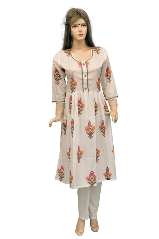 TRIBES INDIA PRINTED DESIGNER KURTI TX